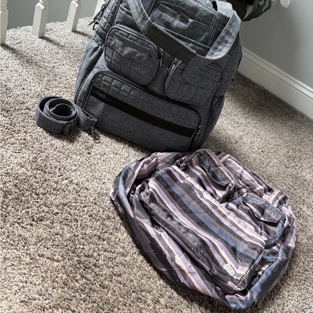 Lug Puddle Jumper Bag in Heather Grey w/extra Packable Lite Puddle Jumper